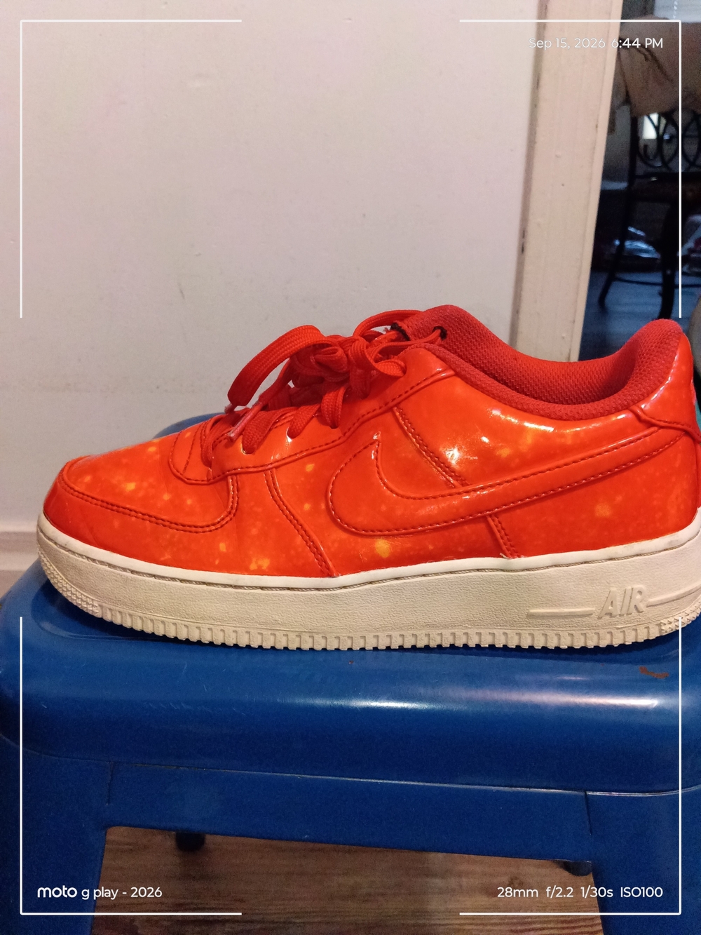 Nike Kids Orange Low-Top Sneakers